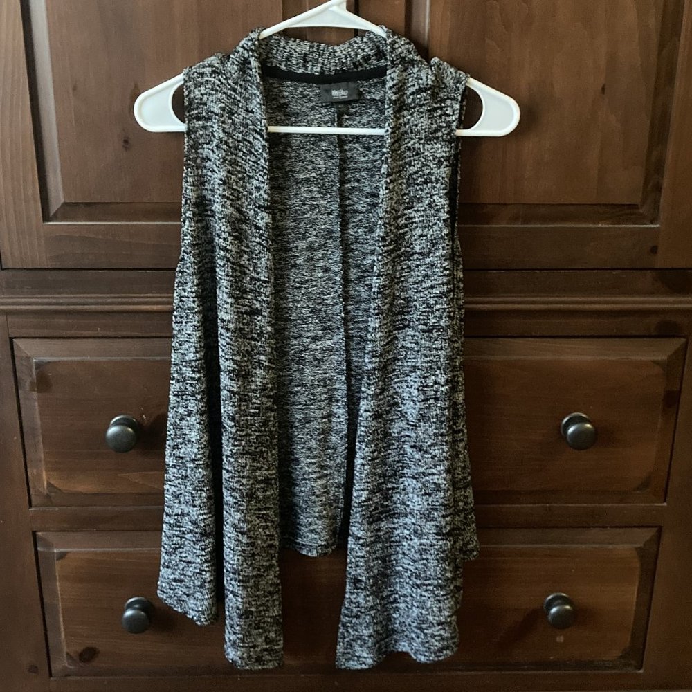 Open Front Sweater Vest size M